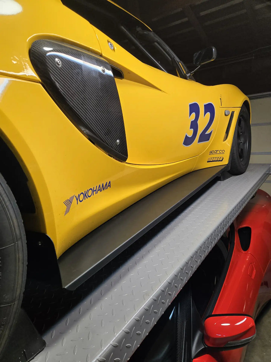 GRP Race Style Side Skirts for Elise & Exige, Aluminum or Carbon