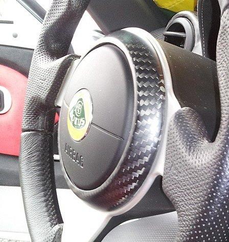 Carbon Fiber Airbag Trim Ring for Elise & Exige Momo Steering Wheels