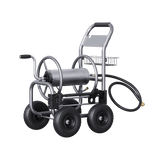 Garden Hose Reel Cart-4 Wheels-Heavy Duty