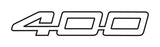 “400” Rear Emblem (OE)
