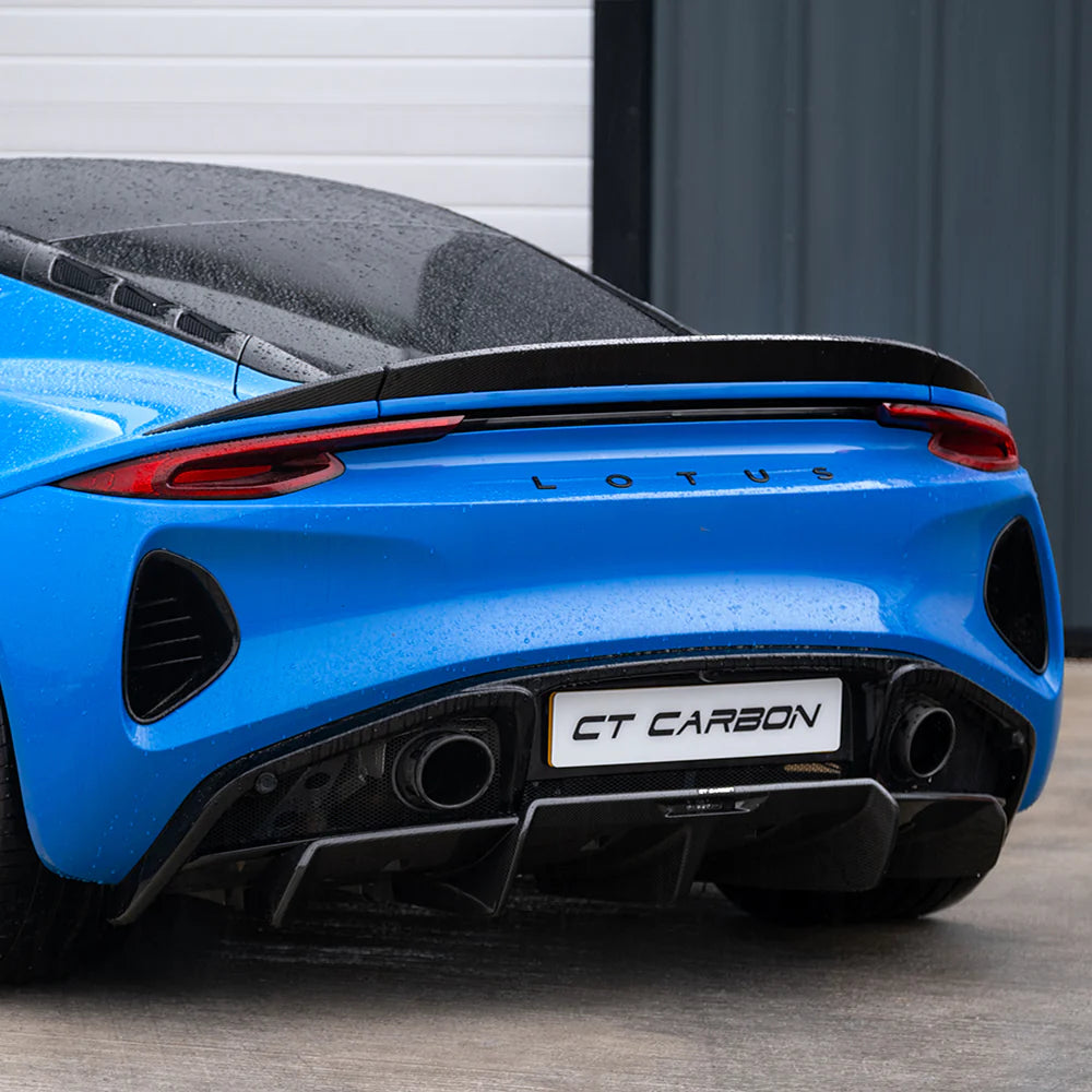 Emira Rear Spoiler Carbon Fiber Rear Spoiler for Emira by CT Carbon – GregsRaceParts.com