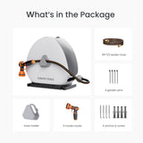 Ground-Mounted Retractable Hose Reel 82ft-130ft