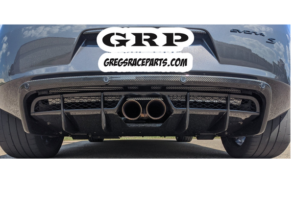 Carbon Fiber Rear Diffuser For S1 Evora – GregsRaceParts.com