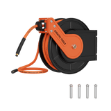 Retractable Air Hose Reel-Alloy Steel Reel-3/8in 25ft-50ft