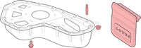 Baffled Oil Pan components (OE)