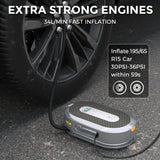 Retractable Car Tire Inflator