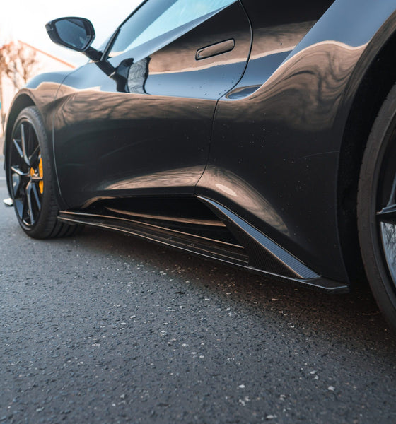 AP Carbon Fiber Side Skirts for Emira