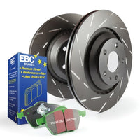 EBC Rotors & Pads Kit for Elise / Exige - GreenStuff Pads & Slotted Rotors