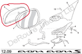 Carbon Fiber Mirror Housings For Evora