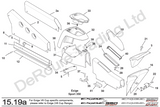 GRP Carbon Fiber Shifter Top Trim Bezel for Latest Elise/Exige Shift Assembly