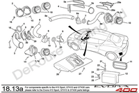 GRP Carbon Fiber Outer Air Vent Cover Set for Evora 400,410,430,GT