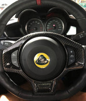 Carbon Fiber Steering Wheel Finisher Trim For Evora.  400/410/430-GT Style