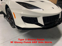 GRP Evora 400/GT Front Splitters.  Carbon Fiber or Aluminum