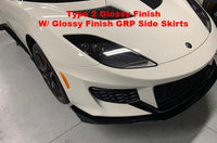 GRP Evora 400/GT Front Splitters.  Carbon Fiber or Aluminum