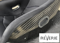 Reverie Super Sports B Carbon Fibre Seat - Single Skin, Black Fabric Trimmed, FIA Approved