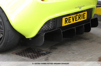 Reverie Lotus Elise/Exige S2/111R/240R Carbon Rear Diffuser - 3 Element, 3 Fixing Holes Standard Finish