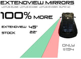 ExtendView Mirrors for Elise & Exige