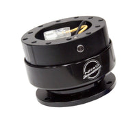 NRG Innovations GEN 2 Steering Wheel Quick Release – SRK-200BL-TI, Blue Body, Titanium Ring