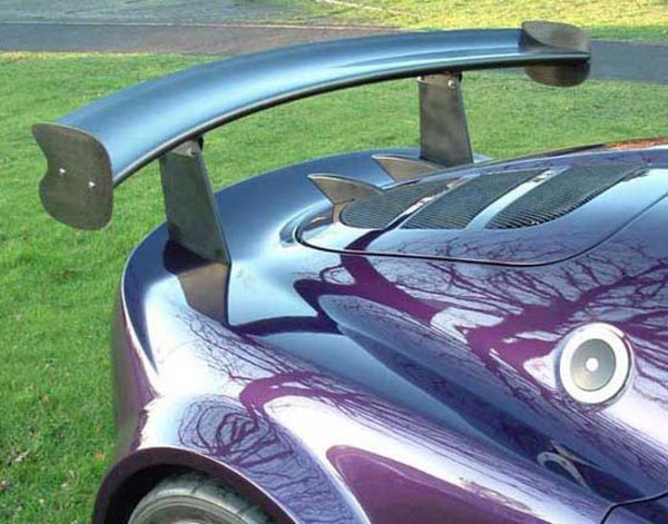 Reverie Lotus Exige S2 Carbon Fibre Tailgate Wing Mount Covers - Pair Lacquered Finish
