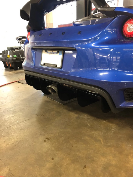 GRP Channeled Evora 400/410/430/GT Rear Diffuser. – GregsRaceParts.com