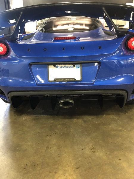 GRP Channeled Evora 400/410/430/GT Rear Diffuser. – GregsRaceParts.com