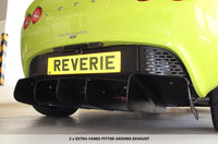 Reverie Lotus Elise/Exige S2/111R/240R Carbon Rear Diffuser - 3 Element, 3 Fixing Holes Standard Finish