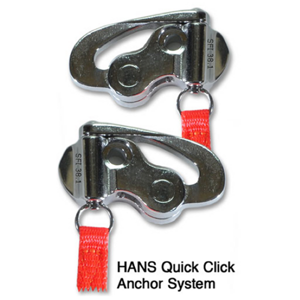 HANS Quick Click Anchor Attachment for SAH Helmets